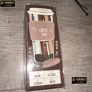 I Love Coffee Stifte 4 schwarz Express your love for coffee (W18) - Bild 1 von 3