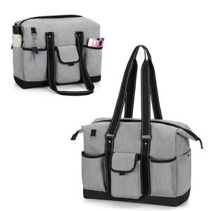 Sacoche pour ordinateur portable pour enseignant sac fourre-tout utilitaire p... - Afbeelding 1 van 8