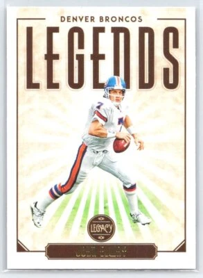 2020 Panini Legacy John Elway #106    Legends Denver Broncos - Image 1 of 2