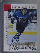 1997-98 Pinnacle Be A Player Auto Peter Bondra #92 Auto