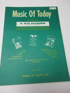 Music of Today Nr. 31 für Es Altsaxophon & Klavier Noten 1959 - Bild 1 von 5