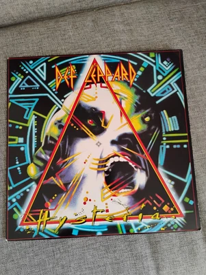 Def Leppard - Hysteria 1987 vinyl Mercury w/Inner MASTERDISK 1st Press EX/VG+ - Image 1 of 4