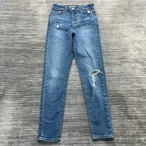 Levi's Jeans Size 26 Womens Wedgie Skinny High Rise Blue Denim - Picture 1 of 13