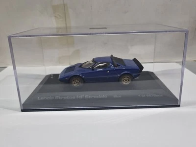 LANCIA STRATOS HF STRADALE BLUE 1 of 1472 pcs SCALA 1:43 HPI RACING - Immagine 1 di 4