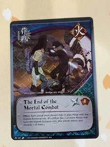 Naruto CCG, The End of the Mortal Combat, 157, LP, Diamond, Foil - Imagen 1 de 2