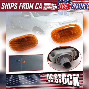 FIT 05-14 TOYOTA HILUX SR5 PICKUP VIGO MK6 7 KUN TGN SIDE TURN MARKER LAMP LIGHT - Picture 1 of 9