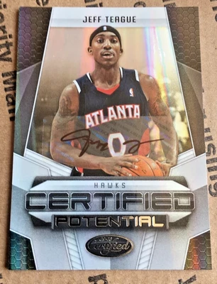 2009-10 Certified Potential Signatures /25 Jeff Teague #30 Rookie Auto RC - Image 1 of 2