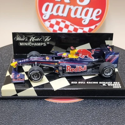 MINICHAMPS 1/43 Red Bull Racing Renault RB5 Mark Webber 2009 400090014 - Image 1 of 4