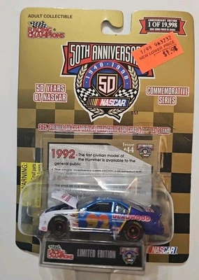 Racing Champions 1992 #92 Deadwood Nascar Diecast escala 1/64 edición S1 Foto 1 de 4
