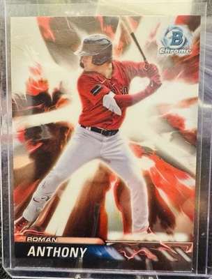 🔥🔥2024 Bowman Chrome  Red Plasma Power Roman Anthony🔥🔥 - Image 1 of 2