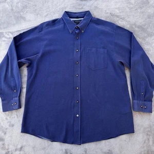 Ariat Pro Series Shirt Mens 2XL Blue Button Down Long Sleeve Micro Dot Western - Picture 1 of 15