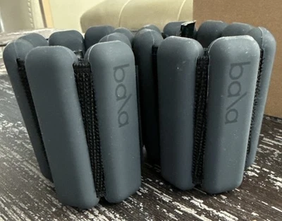 Brazaletes BALA Ajustables Color Gris 2 X 1 Lb Cada Muñeca y Tobillo Pesos Usados Foto 1 de 2