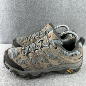 Merrell Women's Moab 3 Trail Hiking Shoes Size 9 Beige Brown Waterproof Vibram - Picture 1 of 17