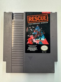 Rescue: The Embassy Mission NES Nintendo 1990 Authentic Cartridge Only