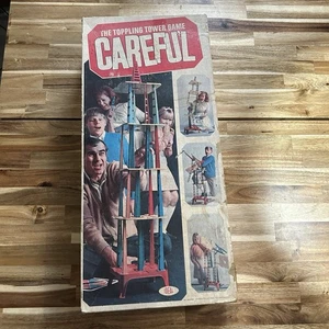 Ideal Careful the Toppling Tower 1967 juego completo con caja - Imagen 1 de 17