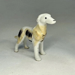 Vintage Porcelain Borzoi dog Figurine Russian Wolfhound Figure - Picture 1 of 11
