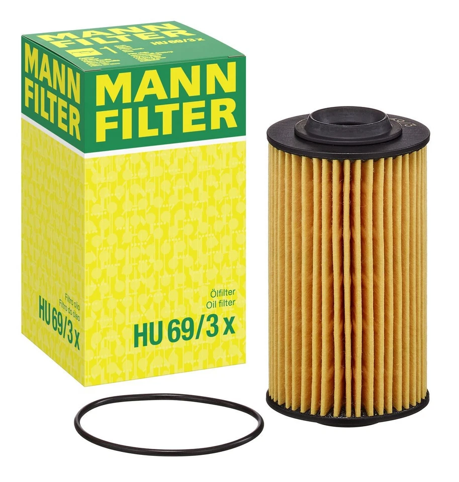 Filtro de aceite MANN-FILTER HU69/3X cartucho para Saab 9-3, 9-5 Foto 1 de 1