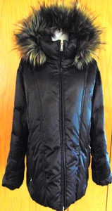 CHAQUETA PARKA ACOLCHADA MARRÓN CALVIN KLEIN PARA MUJER ~ 3X - Imagen 1 de 8