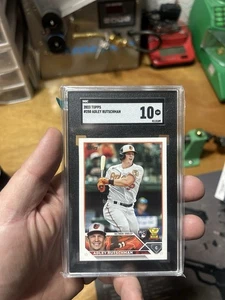 Adley Rutschman 2023 Topps Rookie #250 Graded SGC 10 Gem Mint (Plus Bonus Card) - Bild 1 von 2
