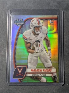 Malachi Fields 2024 Bowman University Refractor 1st Bowman Virginia - Picture 1 of 2
