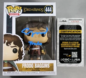 ELIJAH WOOD SIGNED FRODO LORD OF THE RINGS FUNKO POP AUTOGRAPHED FIGURE +JSA COA - Picture 1 of 2