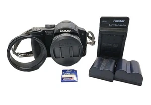 Panasonic LUMIX DMC-FZ8 12 Optical Zoom  Digital CAMERA-2 Batteries-Charger+SD C - Picture 1 of 16
