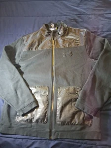 Under Armour Herren Jacke schwarz Fleece Innen Gr. XL Freizeit Windbreaker - Bild 1 von 6