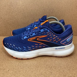 Scarpe da corsa Brooks Glycerin 20 blu navy arancione uomo taglia 8,5 sneakers sportive - Foto 1 di 8