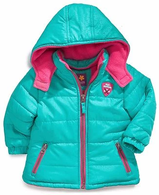 Toddler Girls Pink Platinum Puffer Coat ~ Pick Your Color & Size ~ New With Tags - Image 1 of 2