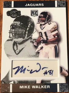 2007 Topps Co-Signers Rookie Autographs Mike Walker RA-MW Jacksonville Jaguars - Picture 1 of 2