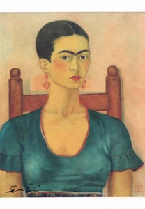 Postkarte: Frida Kahlo - Selbstporträt / Nachdruck - Picture 1 of 1