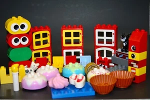 Lego Duplo Lot Windows Eyes Cats Birthday Chairs Ice Cream Special Various - Picture 1 of 8