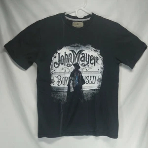 JOHN MAYER Born and Raised Tour 2013 Concert T-Shirt Large Black 2 Sided Tee - Picture 1 of 5