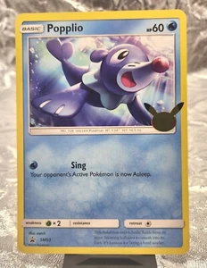 Popplio - Tarjeta Jumbo de gran tamaño 25 aniversario de Pokémon - Imagen 1 de 2