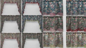 Rose Garden Country Valances and Swags - Picture 1 of 84
