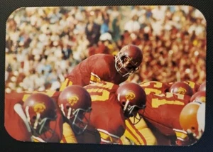 USC Trojans Football Pocket Schedule 1977 Rob Hertel ? Photo Alabama UCLA Oregon - Picture 1 of 2