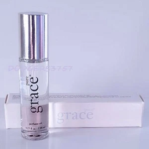 PHILOSOPHY PURE GRACE CONCENTRATED PERFUME OIL 0.27 OZ BRAND NEW- BLUE/WHITE BOX - Picture 1 of 1