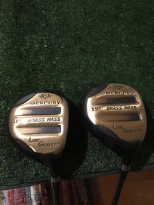Mercury Brass Mass Low Gravity 3-5 Woods Set Regular Graphite Shafts - Picture 1 of 7