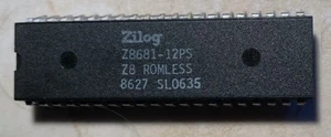 Microordenador sin ROM Zilog Z8681-12PS - Imagen 1 de 1