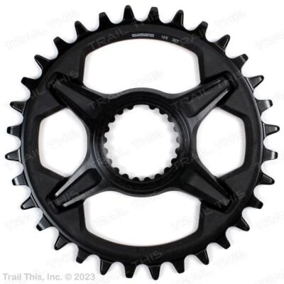 Plato de bicicleta de carretera Shimano Deore XT 1x 32T 12 velocidades montaje directo M8100 M8130 Foto 1 de 3