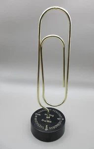 9" Vtg SQUIBB Theragran-M Pharma Advertising Paperclip Note Stand NOS - Picture 1 of 10