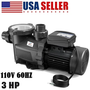 3.0 hp High Speed Swimming Pool Pump 10038GPH Pool Pump Motor 5 Years Warranty - Picture 1 of 12