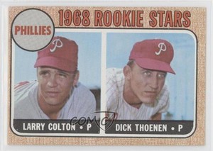 1968 Topps 1968 Rookie Stars Larry Colton Dick Thoenen #348 Rookie RC