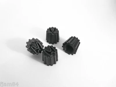 5x Air Valve Stem Dust Caps With Honda Logo Engraved Civic Accord CR-Z Type R — 第 1/4 张图片