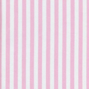 Textiles français 100% algodón tela | 1 cm rayas - azul y blanco (tejido) - Imagen 1 de 1