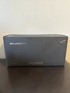Autoart 1/18 McLaren F1 Platinum Silver Signature 76003 Scale Replica BOX ONLY - Picture 1 of 8