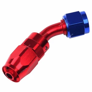 AN -10 AN10 45 Degree Hose End Aluminum Car Performance Fittings Adaptor Swivel - Picture 1 of 9