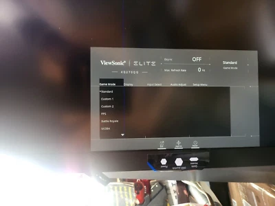 ViewSonic ELITE XG270QG 27" QHD Nano IPS 1440p 165Hz Monitor "DEAD PIXEL LINE" - Image 1 of 4