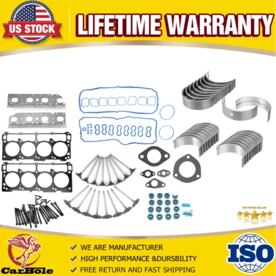 Kit de junta de cabeça de cilindro e rolamentos de haste principal para Chrysler Dodge Jeep Ram 5.7L V8 - Imagem 1 de 4