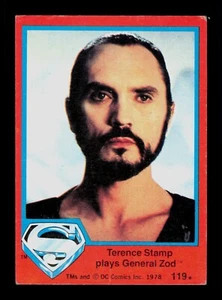 Terence Stamp Plays General Zod 119 Superman The Movie 1978 Trading Card TCG - Picture 1 of 2